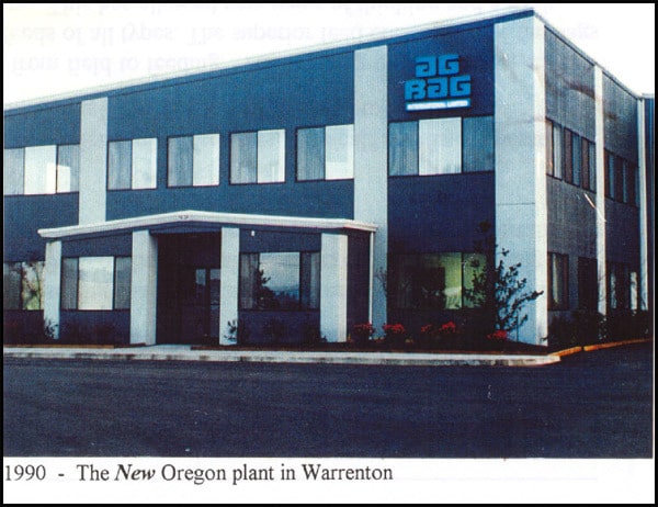 1990 - The New Oregon plant in Warrenton